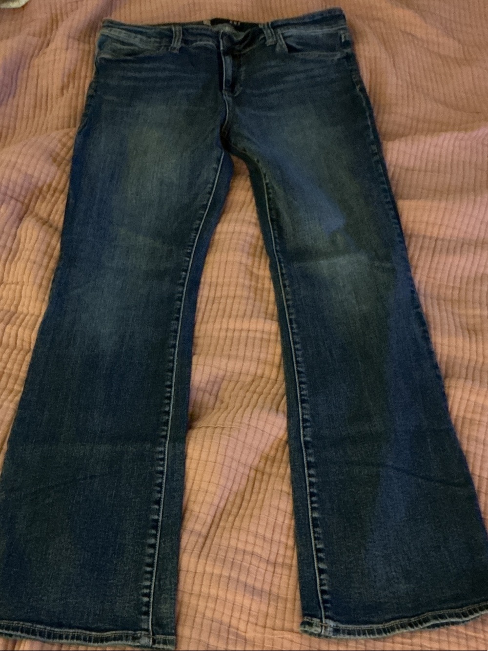 Kut from the Kloth Dark Blue Wide Leg Jeans